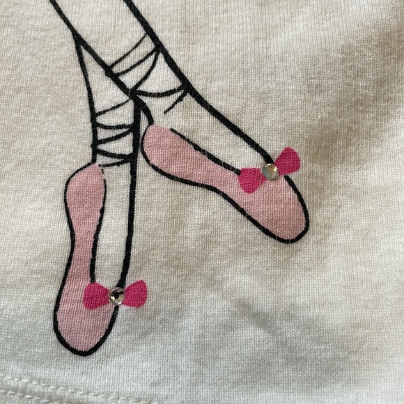 2012 Gymboree “Glamour Ballerina” Gem Ballerina 3-D Tutu Tee, Size 4 - Picture 5 of 8